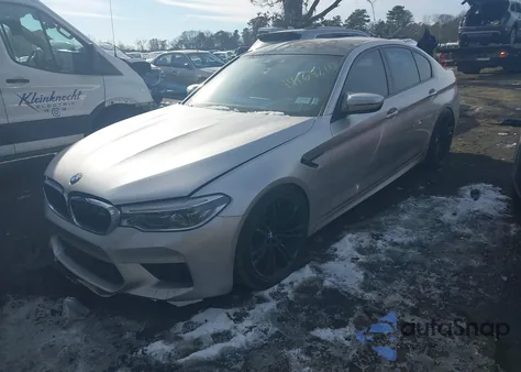 2018 BMW M5 z USA, uszkodzony, nr VIN WBSJF0C58JB282025
